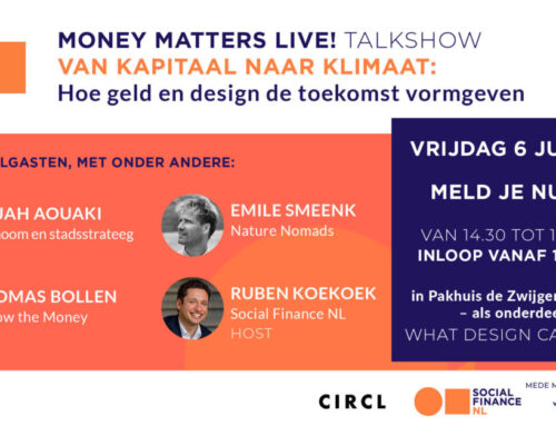 Money Matters Live! op 6 juni in Pakhuis de Zwijger