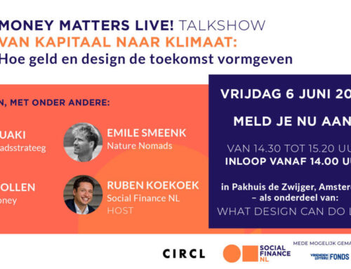 Money Matters Live! op 6 juni in Pakhuis de Zwijger