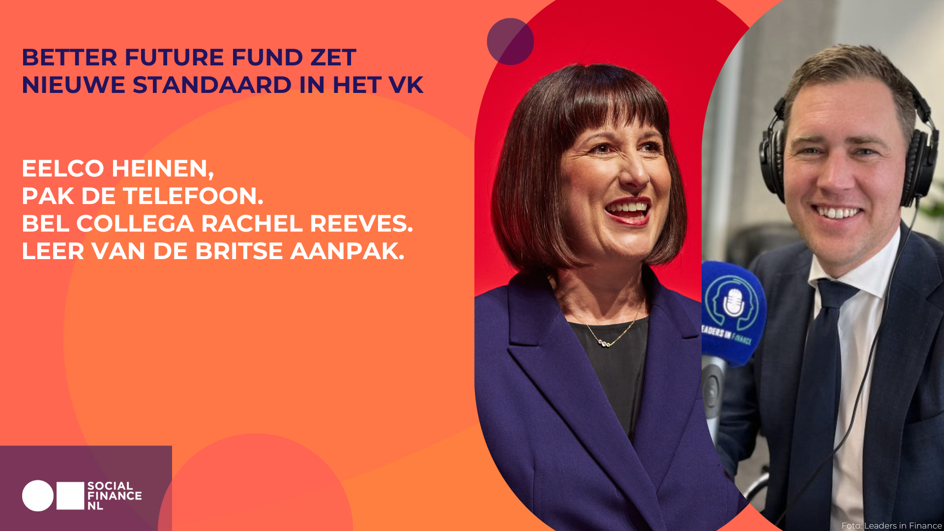 Better Future Fund VK: Nederland, neem een voorbeeld