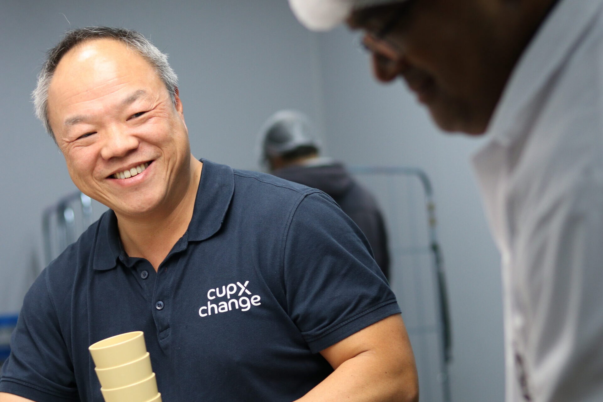 Chong Hu, mede-oprichter CupXchange, dat samenwerkt met het Sociaal Innocatiefonds (SIF)